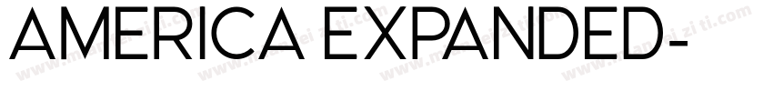 America Expanded字体转换